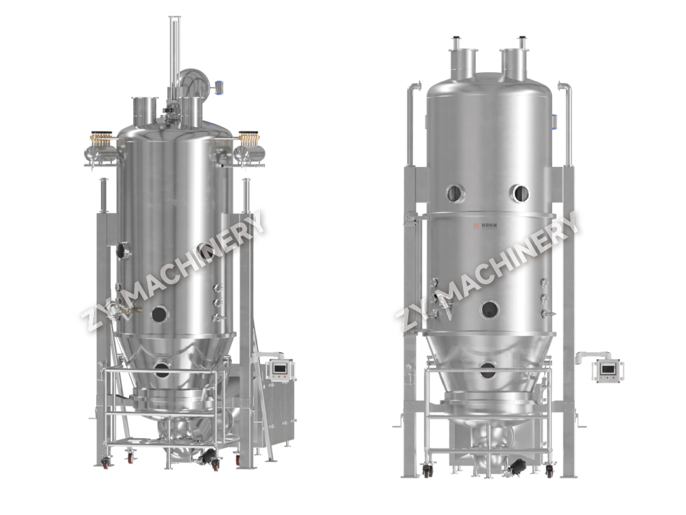 Máquina de granulação e secagem em leito fluidizado FL-B (granulador de uma etapa)