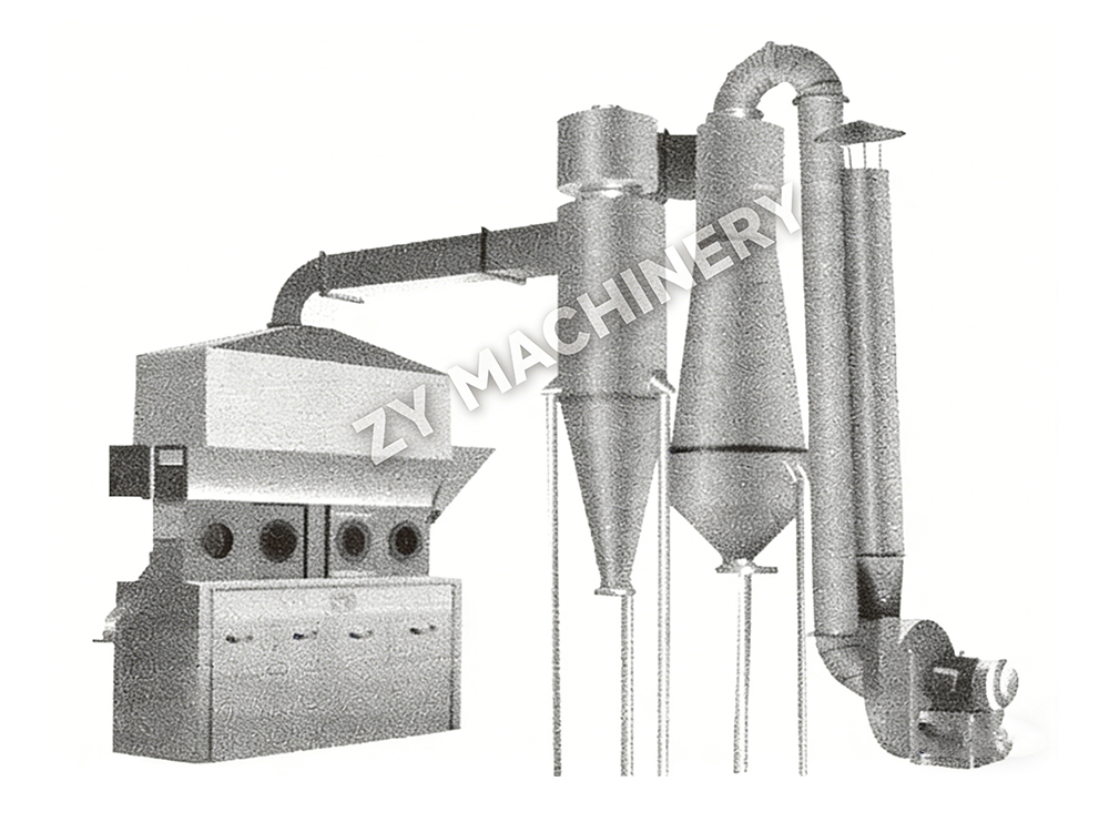 Secador de leito fluidizado horizontal XF